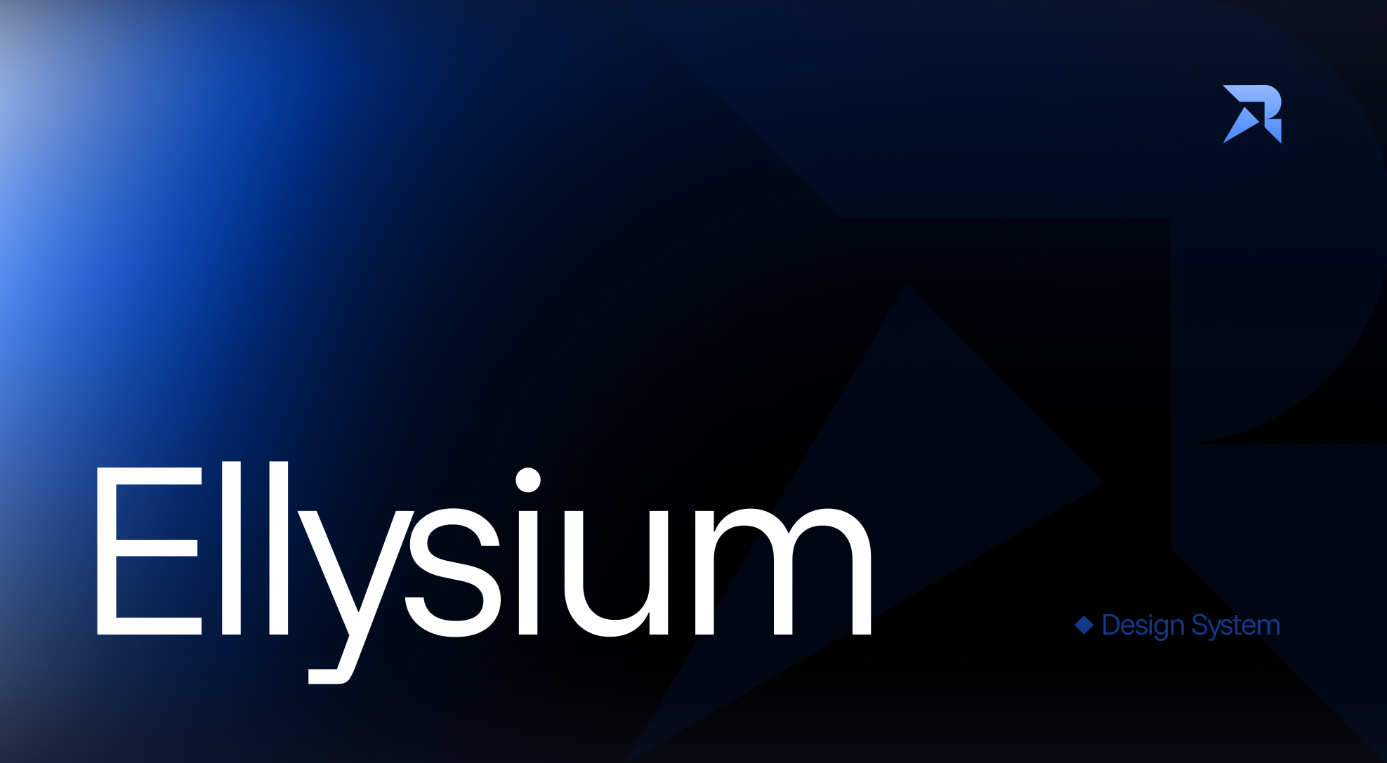 Capa do projeto Ellysium, design system da Revon